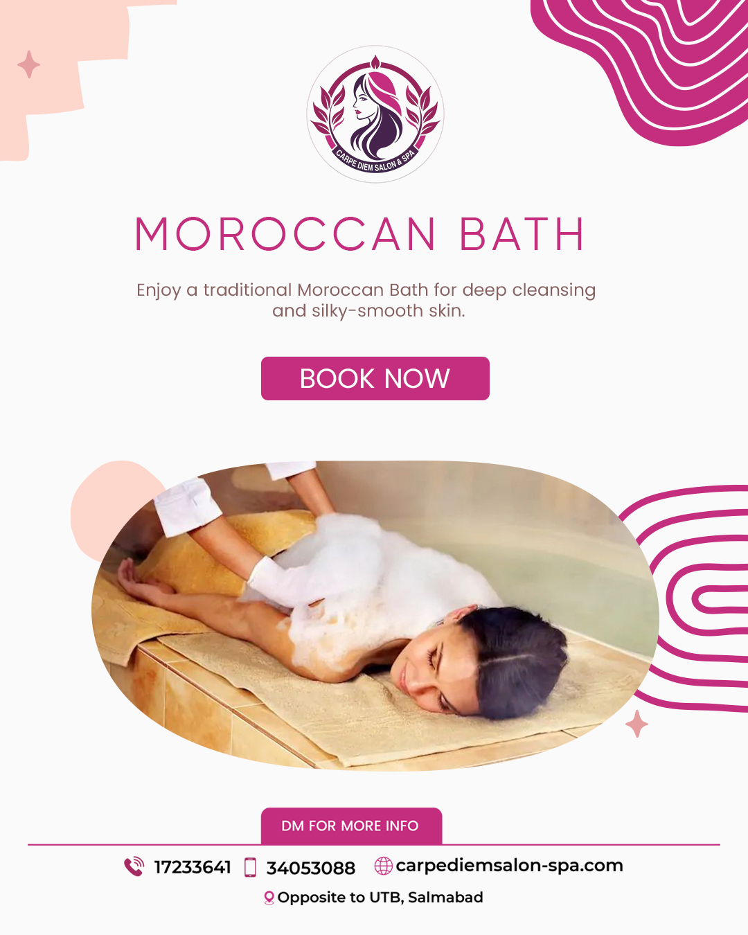 Luxury Moroccan Bath and Spa Treatments in Salmabad Bahrain